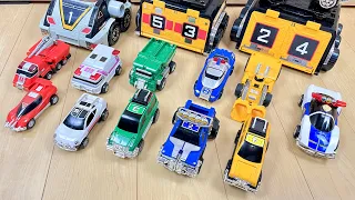 【Power Rangers Turbo All megazord】車祭り⁉︎カーレンジャーのDXロボで遊んでみた