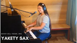 BENNY HILL THEME, YAKETY SAX - Boots Randolph. Amazing piano cover!