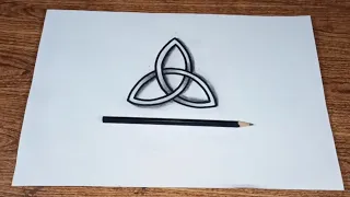 How to draw celtic knot easy step by step