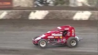 USAC/CRA 410 Sprint Car Wheelie Contest at Santa Maria Speedway, August, 2012!!!