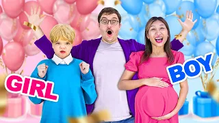 Sister VS Baby Brother! Daughter Survives New Brother! I Pretend to Be a Boy By Crafty Hype