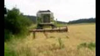 Harvesting with Claas Do 114CS