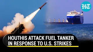 'Fuming' Houthis Target Oil Tanker In Red Sea After U.S. Destroys Its Weapons | Watch