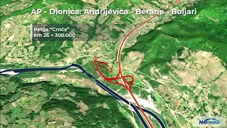 Idejno rješenje autoputa Bar – Boljare, dionica Andrijevica – Berane – Boljare