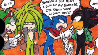 Sonic Siblings Comic (Sonadow and Manourge Comic Dub Chapter 1 Part 1)