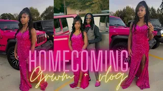 HOMECOMING GRWM + VLOG JUNIOR YEAR  2022