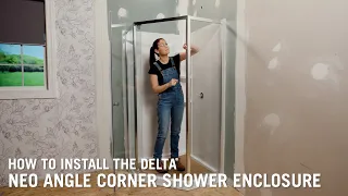 How to Install the Delta® Neo Angle Corner Shower Enclosure