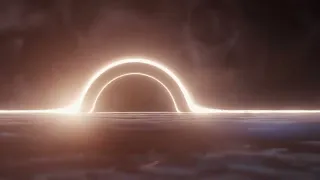 Событие приливного разрушения звезды черной дырой (анимация)