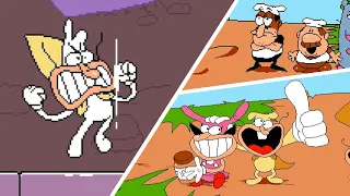 Can Noise & Peppino escape from The Crumbling Tower of Pizza? [Pizza Tower Gameplay]