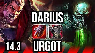 DARIUS vs URGOT (TOP) | 10/1/10, Godlike | NA Challenger | 14.3