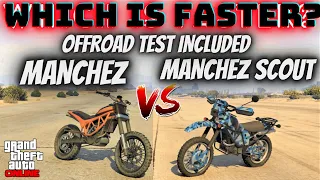 MANCHEZ SCOUT VS MANCHEZ GTA Online | Which is Faster ?!