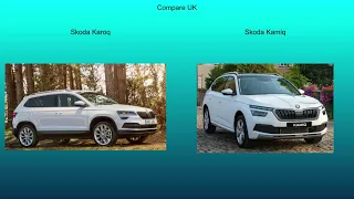 2021 Skoda Karoq vs 2019 Skoda Kamiq - Technical Data Comparison