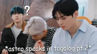 Astro speaks in Filipino *again* (tagalog dubbed pt.2)