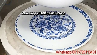 Bowl Ceramic dish cooking plate pad printing machine