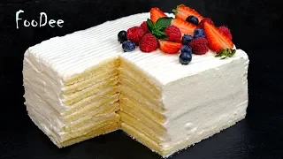 Cake Milk Girl in 30 minutes. Delicious, easy and quick cake recipe