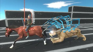 Escape from ALIEN SMILODON - Animal Revolt Battle Simulator