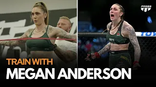 Megan Anderson Trains Upper Body With Coach Phil Daru!