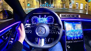 New Mercedes S-Class 2021 - crazy HEAD-UP display with AUGMENTED REALITY (77-inch diagonal)