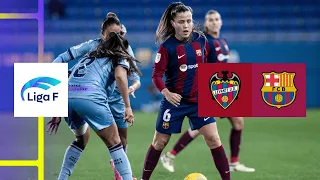 HIGHLIGHTS | Levante vs. Barcelona (Liga F 2023-24)