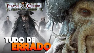 TUDO de ERRADO com PIRATAS DO CARIBE: NO FIM DO MUNDO (Erros + Furos + Conveniências)