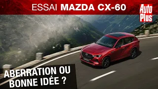 Essai Mazda CX-60 (2023) : faut-il opter pour son gros diesel ?