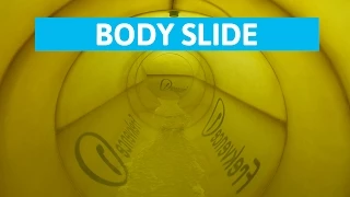 Aquapalace Praha - Frekvence 1 Body Slide (Gelbe Röhrenrutsche)