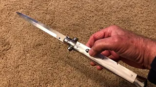 Frank B 13” Stiletto Italy pearl new unboxing