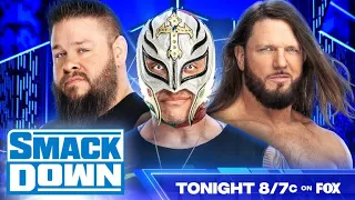 WWE 2K24 Kevin Owens Vs. Rey Mysterio Vs. AJ Styles | Smackdown 4/12/24