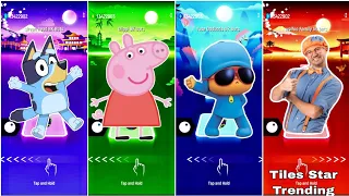 Bluey Bingo 🆚 Peepa Pig 🆚 Pocóyo 🆚 Blippi . 🎶 Who Is Best? 🎵 Tell We? 😍