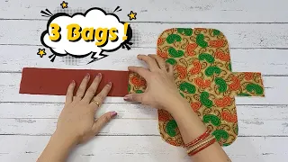 3 Practical and Different Design Bags for All Occasions | Extremely easy to make at home