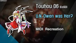 [Th06 EoSD]"U.N. Owen was her?"[MIDI]_(Ver.2)