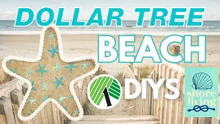 🐙 Seashore Savings! 10 New Dollar Tree Shore Living BEACH DIYS That'll Save You Big