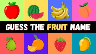 Can you Guess the Fruit Name ? | Quiz easy medium hard impossible