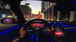 2022: New C-Class AMG Line C200 (W206) Night Drive POV