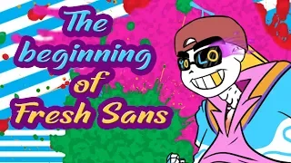 The beginning of Fresh Sans - animated comic