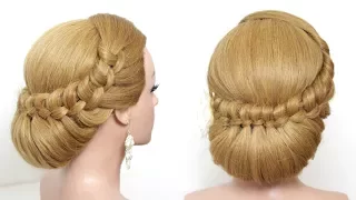 Beautiful Bridal Hairstyle For Long Hair. Wedding Style