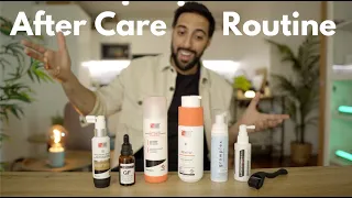 My FULL Aftercare Routine (after a hair transplant)