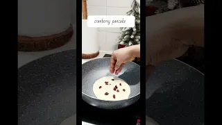 Do you have cranberry? make this #pancakes #youtubeshorts