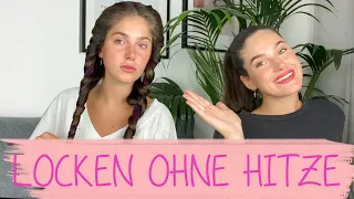 WOW!😍 Locken ohne Hitze (mit einem Bademantel Gürtel) - funktioniert es wirklich? | Jil Schrödel