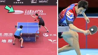 Crazy Table Tennis Defensive Skills & Plays [HD]