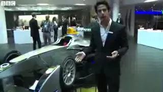 BBC News Up close with the new Formula E car