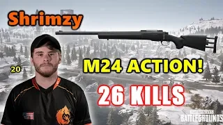 Genesis Shrimzy & Baddylul - 26 KILLS - M24 ACTION! - DUO - PUBG