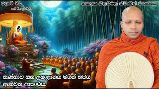 තණ්හාව සහ උපාදානය මගින් භවය ඇතිවන ආකාරය.2133Ven Hasalaka Seelawimala Thero