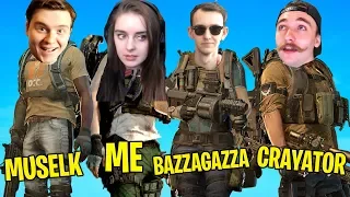 When the squad plays a different game... ft. Muselk, Bazzagazza & Crayator