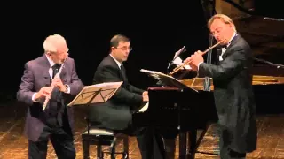 Andrea Griminelli e Sir James Galway Andante e Rondò per due Flauti e Piano Op 25 di Doppler