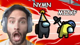 Among Us NymN POV with Mizkif, 39daph, Clint, Lacari and more!