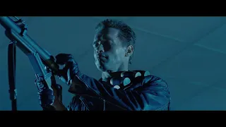 Terminator 2: Judgment Day (1991) - Minigun Scene