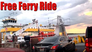 Free Ferry Ride Galveston Port Bolivar Ferry Houston Texas USA 🇺🇸 2020 #GalvestonPort #HoustonTexas
