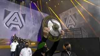 Passing and Lifting of Aegis of Champion of Every TI Winning Teams