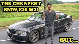 WE BOUGHT A $2000 BMW E36 M3! How Much Will It Cost To Fix??